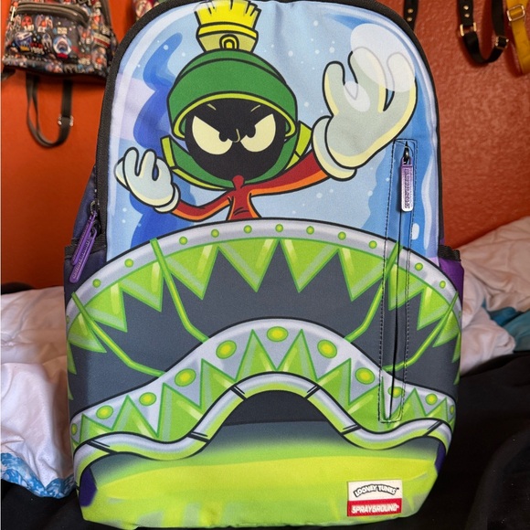Looney Tunes Marvin the Martian Backpack - Picture 1 of 7